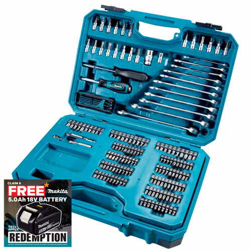 Makita E-10883 Maintenance Hand Tool Set (221 Pieces)