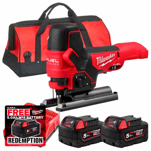 Milwaukee M18 FBJS-502X 18V FUEL Barrel Grip Jig Saw