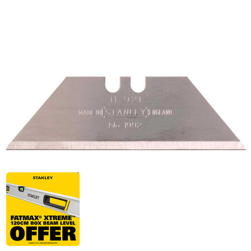Stanley Tools 1992B Knife Blades Heavy-Duty Pack of 100 | Toolden