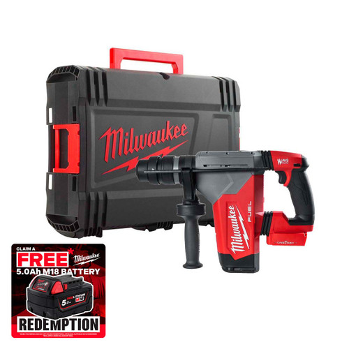 Milwaukee M18 ONEFHPX-0X 18V Fuel One-Key SDS Plus Hammer in a HD Box