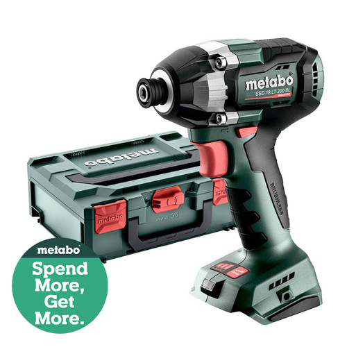 Metabo SSD18 LT 200 BL 18V 1/4" Impact Driver (Body Only) with metaBOX 145 602397840