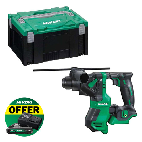 HiKOKI DH18DPAJ3Z 18V Cordless Brushless SDS+ Hammer Drill & Case (Body Only)