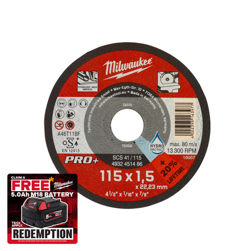 Milwaukee cutting discs