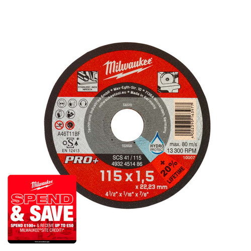 Milwaukee cutting discs