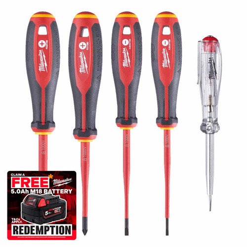 Milwaukee 4932478737 Tri-Lobe VDE Screwdriver Set