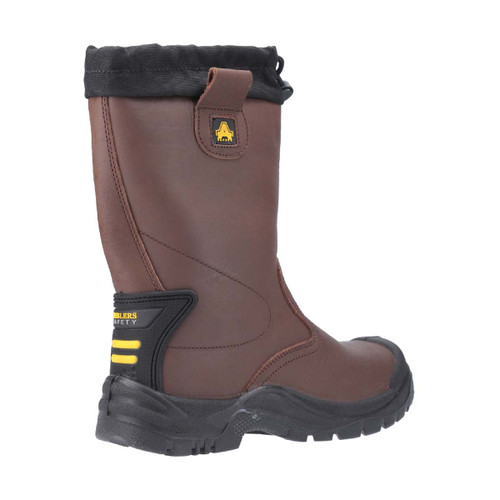 Amblers Safety FS245 Antistatic Pull On Safety Rigger Boot Brown - 14