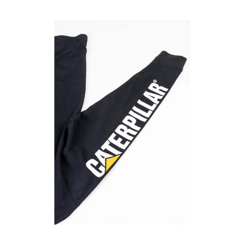 Caterpillar Trademark Banner Long Sleeve T-Shirt Black -