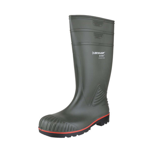 Dunlop Acifort Heavy Duty Full Safety Wellington Green - 8