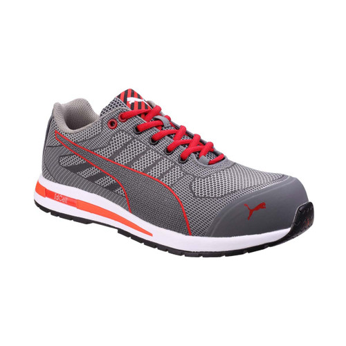 Puma Safety Xelerate Knit Low Safety Trainer Grey - 10.5