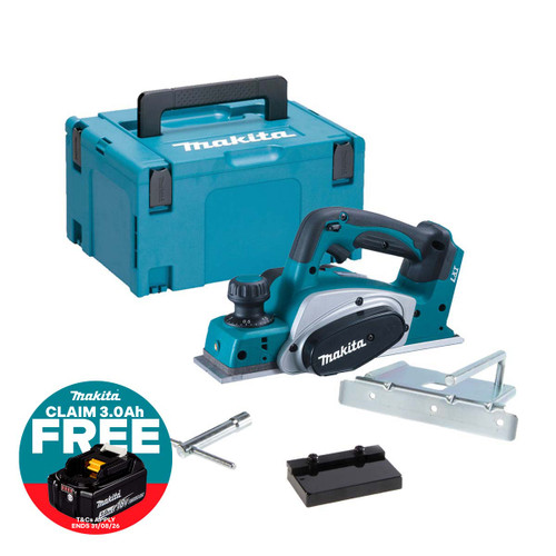 Makita DKP180ZJ 18V LXT 82mm Planer with Makpac Case (Body Only)