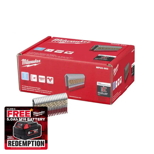 Milwaukee HDG-P960 50mm Fencing Staples (Box of 960)