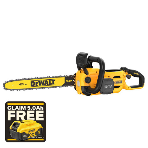 DeWalt DCMCS574N 54V XR Flexvolt 45cm Cordless Chainsaw (Body Only)