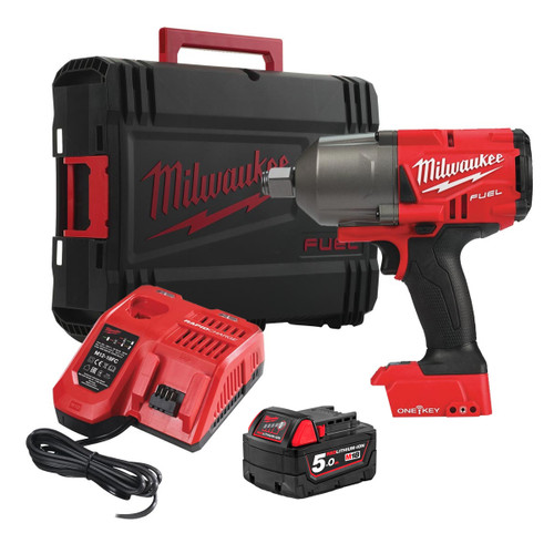 Milwaukee M18 ONEFHIWF34-501X 18V Fuel 3/4" Brushless One-Key Impact Wrench with 1x 5.0Ah Battery