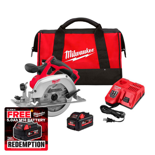 Milwaukee M18 HD18CS-551X 18V 165mm Circular Saw