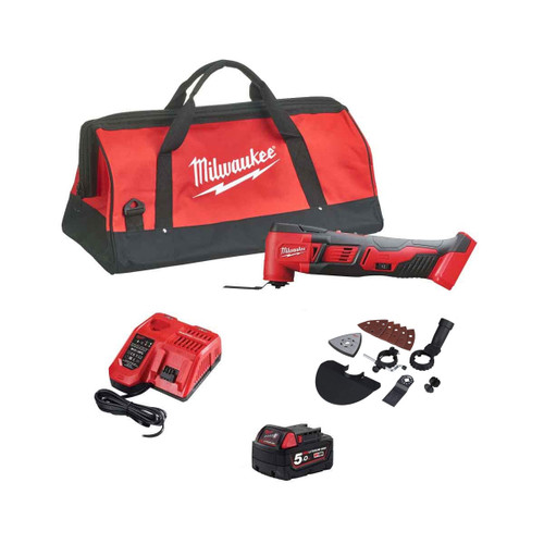 Milwaukee M18 BMT-501X 18V Multi-Tool with 1x 5.0Ah Battery