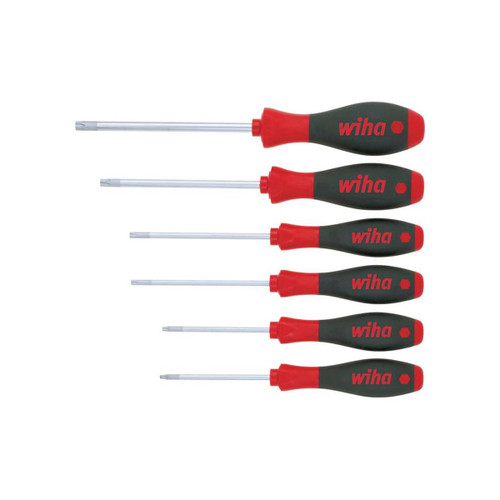 Wiha 07155 SoftFinish® TORX® Screwdriver Set, 6 Piece