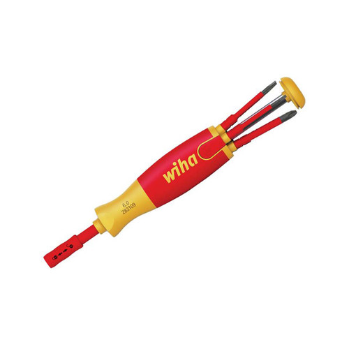 Wiha 41158 electric LiftUp Bit Magazine TX Screwdriver Set, 6 Piece