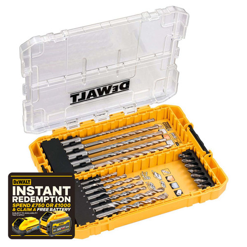DeWalt DT70754 SDS Plus Masonry Drill Drive Set 19pcs