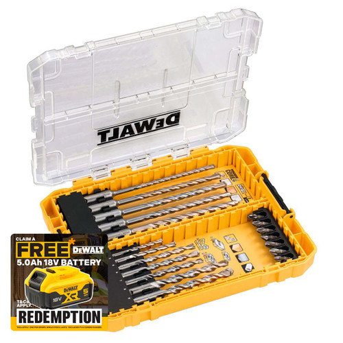 DeWalt DT70754 SDS Plus Masonry Drill Drive Set 19pcs