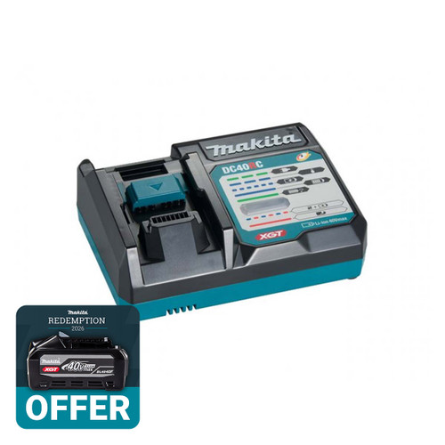 Makita DC40RC 40V Max XGT Battery Charger 240V