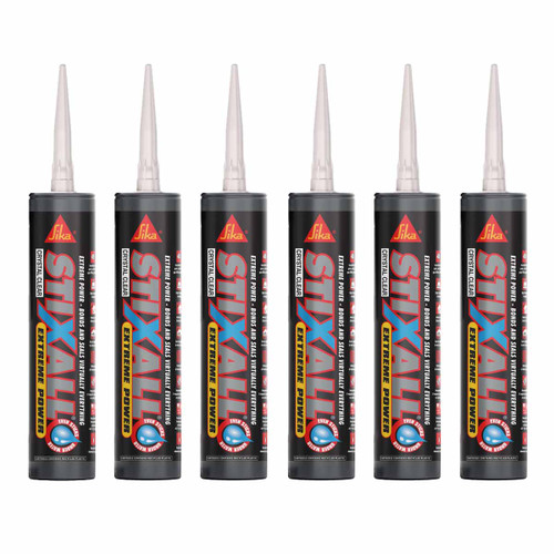 Sika® Stixall® Crystal Clear Extreme Power Cartridge 290ml - 6 Pack