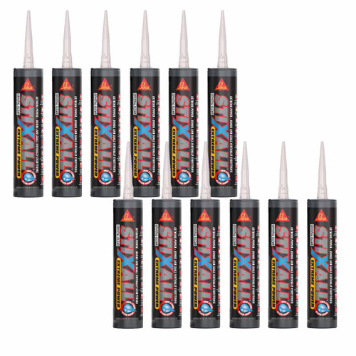 Sika® Stixall® Crystal Clear Extreme Power Cartridge 290ml - 12 Pack