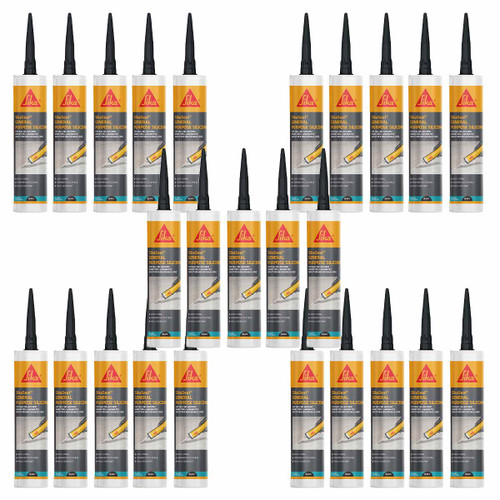 Sika® SikaSeal® General Purpose Silicone 280ml (Black) - 25 Pack