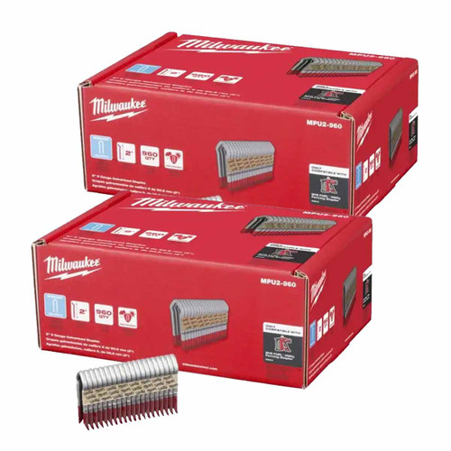 Milwaukee HDG-P960 50mm Fencing Staples Box of 960 (2 Boxes)