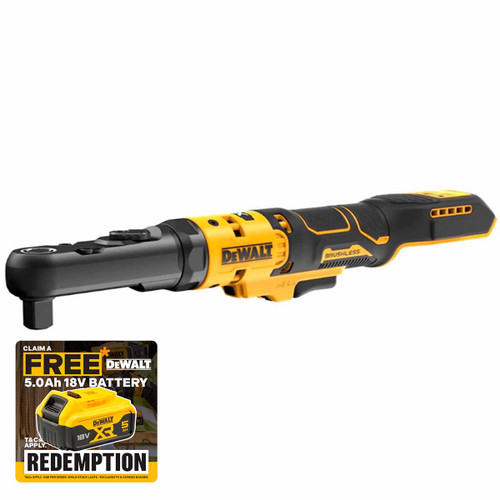DeWalt DCF510N-XJ 18V XR Brushless 3/8'' & 1/2'' Sealed Head Ratchet (Body Only)