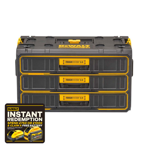 DeWalt DWST08330-1 Toughsystem 2.0 Three-Drawer Toolbox