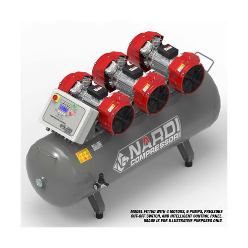 SIP EXTMP5009021CP Nardi Extreme MP 9HP 500ltr 21BAR Compressor with Panel