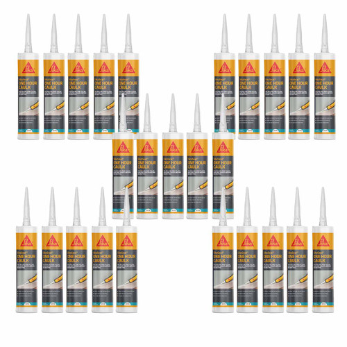 SikaSeal® One Hour Caulk 300ml White (25 Pack)