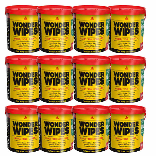 Sika® Multi-Use Wonder Wipes (300 Wipes) - 12 Tubs
