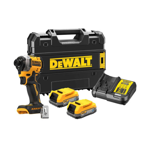 DeWalt DCF921H2T-GB 18V XR Brushless 1/2" Impact Wrench with 2x 5.0Ah Powerstack Batteries