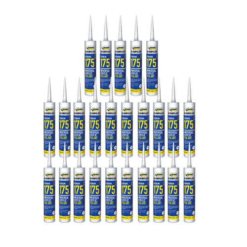 Everbuild Everflex 175WE 175 Universal Acrylic Sealant White 300ml (25 Pack)