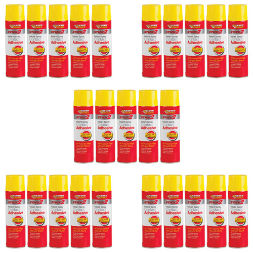 Everbuild CONSPRAY5 Stick 2® Spray Contact Adhesive 500ml (25 Pack)