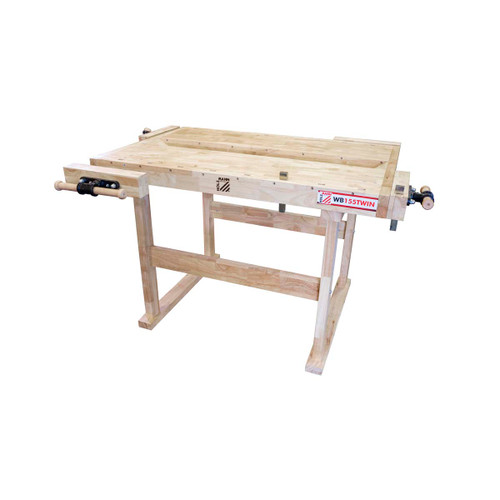 Holzmann WB155TWIN 1550mm Double Sided Solid Wood Workbench