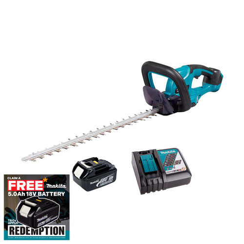 Makita DUH507F001 18V LXT Hedge Trimmer with 1x 3.0Ah Battery