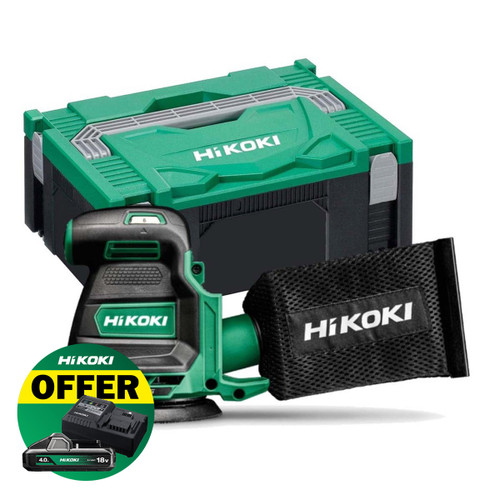 HiKOKI SV1813DAJ2Z 18V Brushless Random Orbit Sander & Case (Body Only)