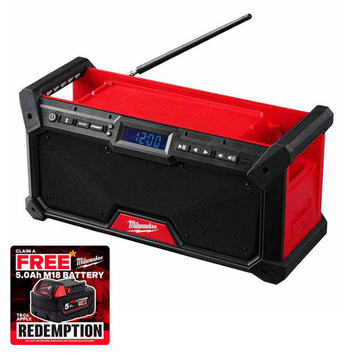 Milwaukee M18 RADDAB+G2-0 Jobsite Radio DAB+ (Body Only)