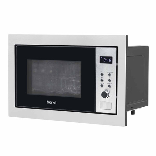 Baridi DH197 25L Integrated Microwave Oven with Grill, 900W, Stainless Steel