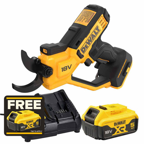 DeWalt DCMPP568P1-GB 18V Cordless Pruner with 1x 5.0Ah Battery