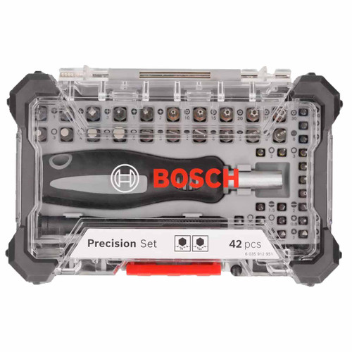 Bosch 2607002837 Precision Screwdriver Bit Set 42 Pieces Toolden