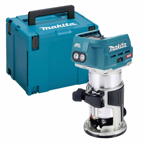 Makita RT001GZ20 40V Max XGT 1/4" & 3/8" Trimmer in a Makpac Type 4 Case (Body Only)