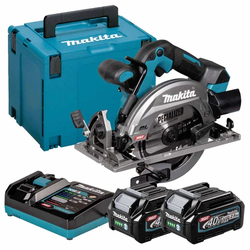 Makita HS012GD202 40V Max XGT Brushless Circular Saw with 2x 2.5Ah Batteries