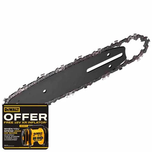 DeWalt DT20668-QZ 20cm Replacement Pole Saw Bar & Chain for DCMPS567