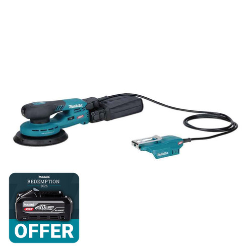 Makita BO002CGZ 40V Max XGT AWS 150mm Brushless Random Orbit Sander (Body Only)