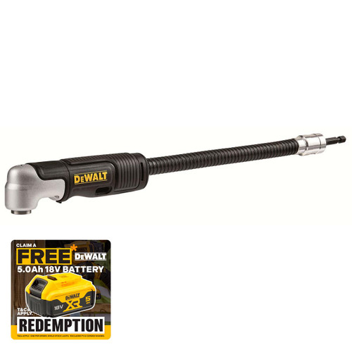 DEWALT DT20502-QZ 1/4" Hex Impact Right Angle Flexi Attachment