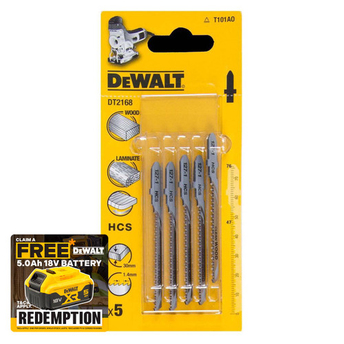 DeWalt DT2168-QZ T101AO Multi-Purpose Jigsaw Blade 76mm