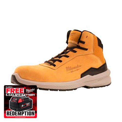 Milwaukee 4932493746 Flextred™ S3S Safety Boots Beige (Size 8)
